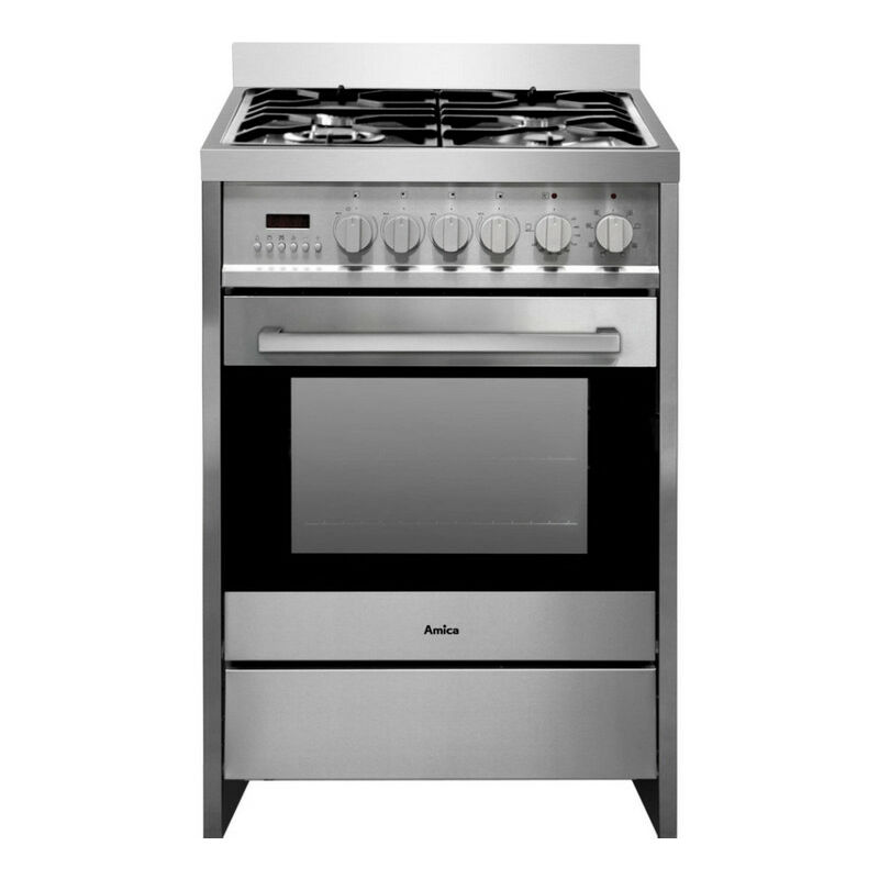 68l gaskocher mit 4 edelstahlbrennern - Amica - acme2005x