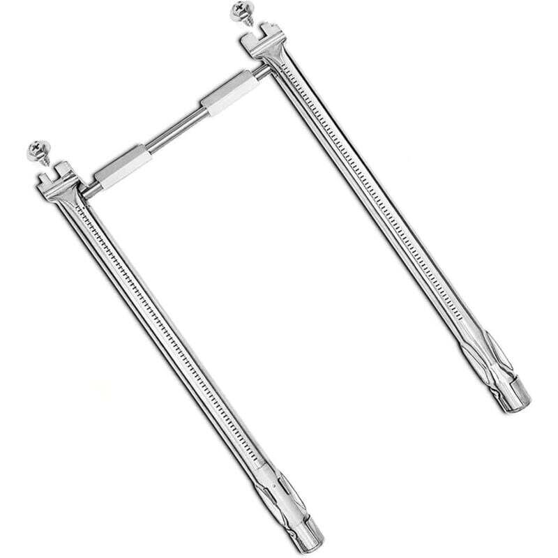 69785 45,7 cm Grillbrenner für Weber Spirit I und II Gasgrills der 200er Serie (Spirit E-210, E-220, Spirit S-210, S-220) mit vorderem Bedienrohr aus