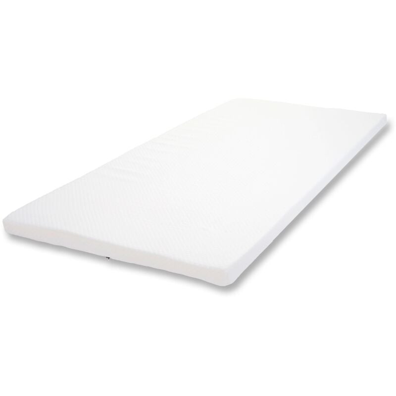 6cm Memoryfoam-Matratzentopper HHG-508, Topper Matratzenauflage Matratzenschoner 90x200cm Viscoschaum