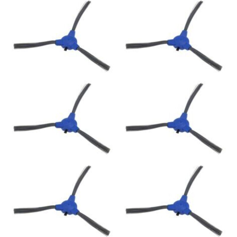 6er-Pack Ersatz-Seitenbürsten, kompatibel mit Eufy RoboVac 11S MAX 15C MAX 30C MAX G30 Staubsaugern