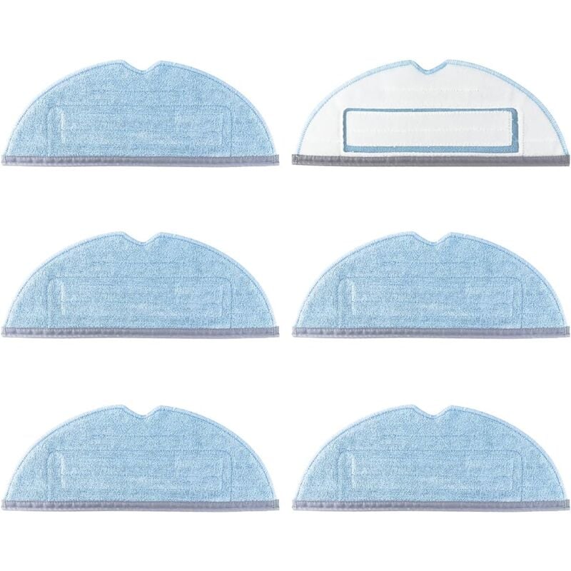 6 Stück Ersatzmopp für Xiaomi Roborock T7S T7S Plus S7 Staubsauger Reinigungstücher für Roborock S7