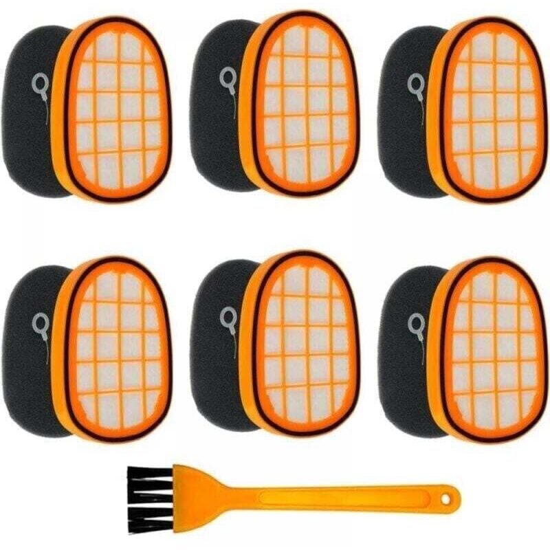 6er-Pack Filter für Philips Akku-Staubsauger FC6812/6814/6822/6823/6908 – Ersatzfilter für Philips Zubehör