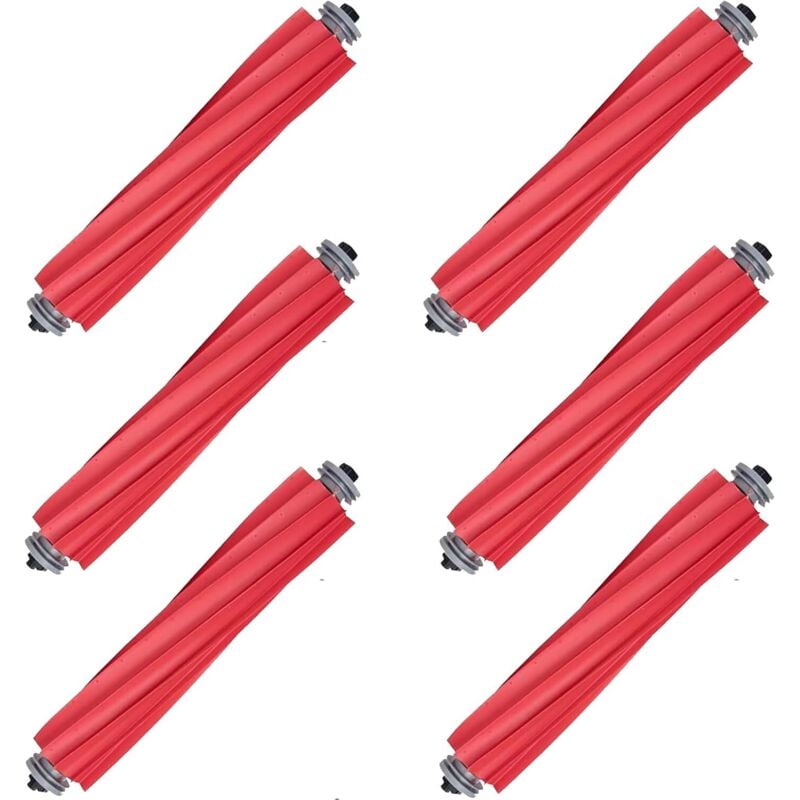 6er-Pack Hauptbürsten für Roborock S7, S7 Plus, S7 MaxV, S7 MaxV Plus, S7 MaxV Ultra Roboter, Spin-Bürsten für Q7, Q7 Plus, Q7 Max, Q7 Max Plus, Q7