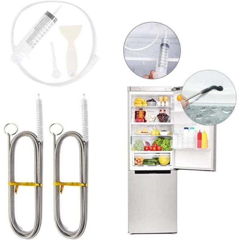 6er-Pack Kühlschrank-Reinigungsbürsten, Kühlschrank-Abflussloch-Reinigungswerkzeug, Kühlschrankbürste, Abflussreiniger, lange, flexible Scheuerbürste