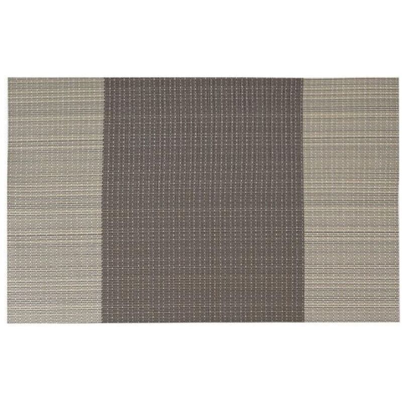 6er-Set, waschbare Tischsets aus pvc, rutschfest, umweltfreundlich, 30 x 45 cm – Kaffee gestreift – Kaffee gestreifte Tischsets