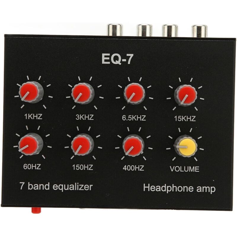7-Band-Sound-Equalizer, 7-Band-Auto-Equalizer, 12 dB Eingang/Ausgang, hohe Basseinstellung, zweikanaliger digitaler Equalizer, Subwoofer-Systeme