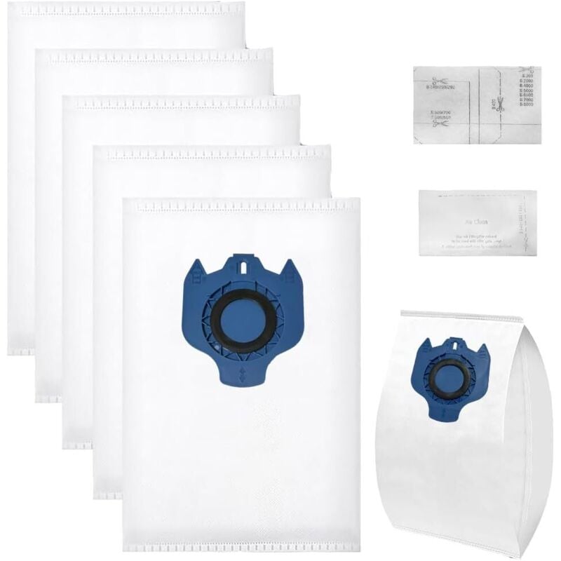 7 Stück Staubbeutel mit Filter für Miele, Staubsaugerbeutel für Miele GN, Classic C1, Complete C1, Complete C2, Complete C3, S227/S240, S270/S280,