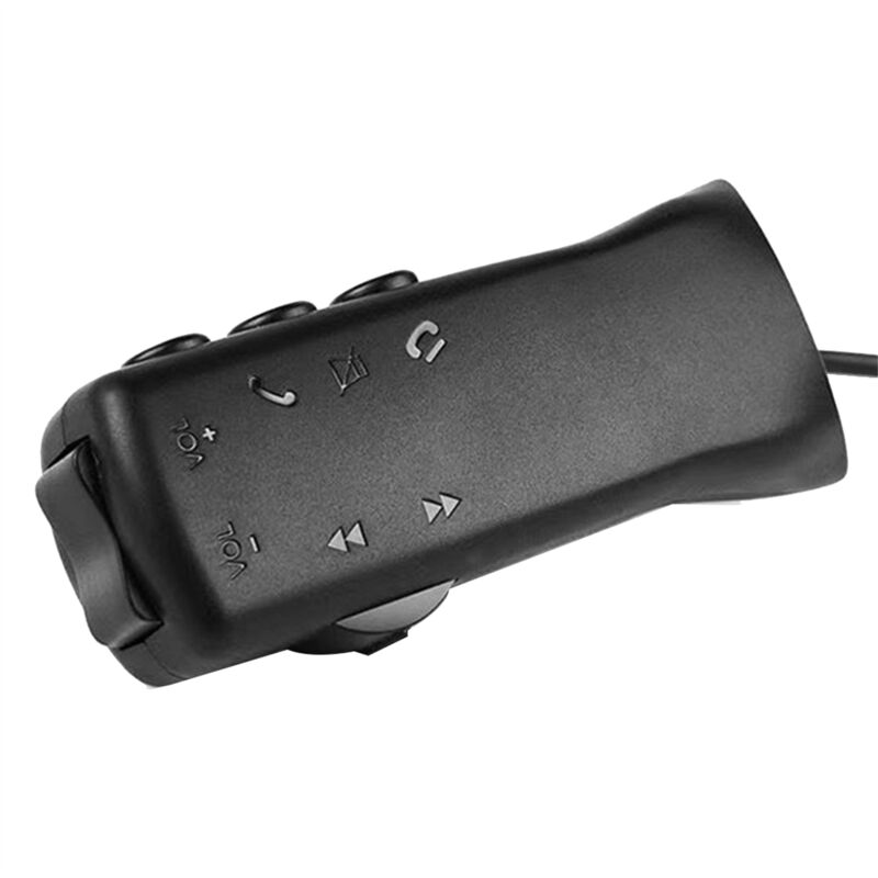 Tlily - 7-Tasten Universal Auto Lenkrad Tasten Multi-Funktionale Audio
