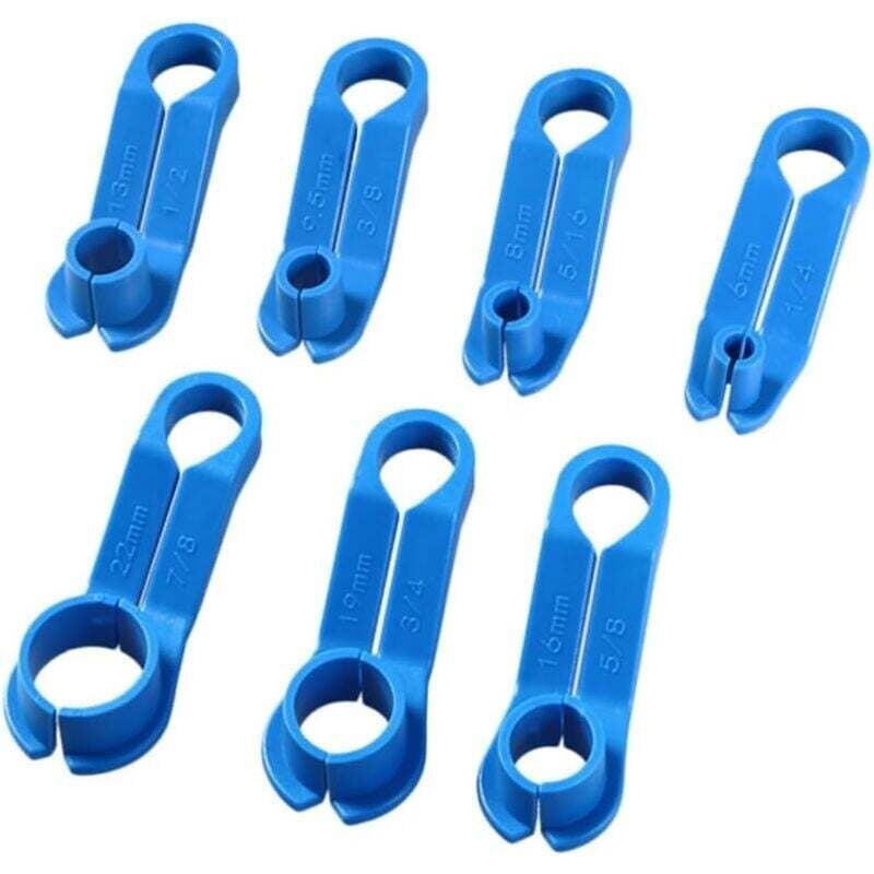 7-teiliges Werkzeug zum Entfernen von Kältemittelrohren, Kraftstoffleitungswerkzeug, Werkzeug zum Entfernen von Conditionern, Schlauchentferner, ABS,