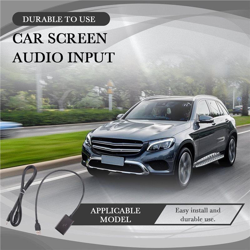 7-Zoll-Autobildschirm, Audio-Eingang AUX auf USB-Audio-Ausgang AUX-Aktivator für NTG 5.0-System