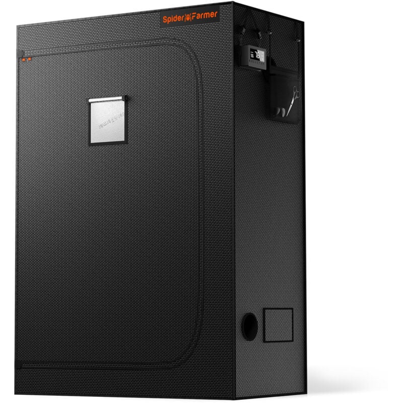 Spider Farmer - 70x140x200cm Growzelt 1680D High Reflective Box Indoor-Zuchtzelt Indoor Grow Tent