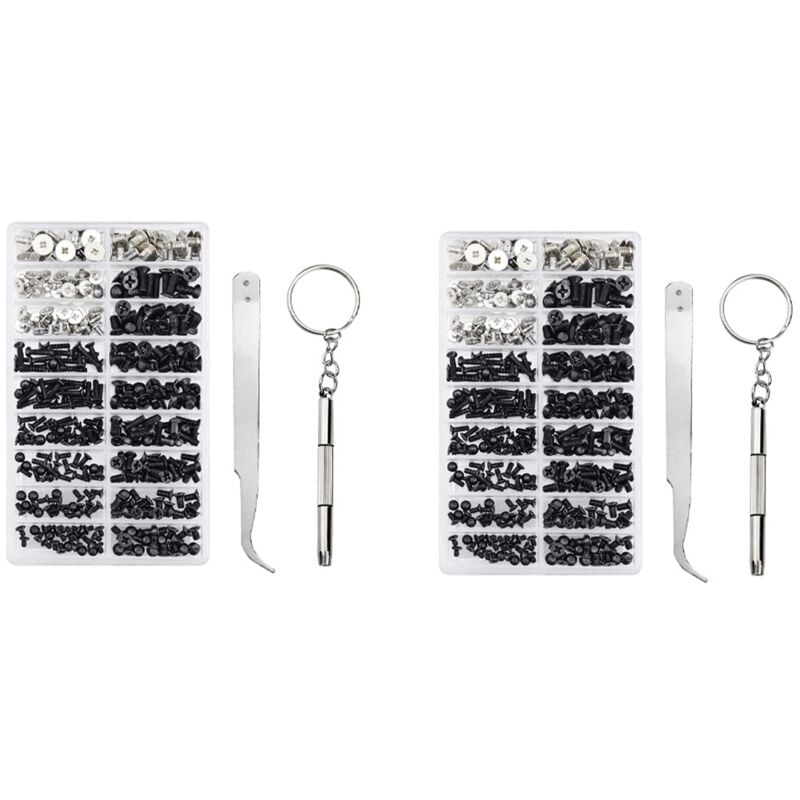 710 StüCk PC Schrauben Assorted Set M2 M3 M2.5 Computer Schrauben HDD M.2 SSD Schrauben für Universal Laptop PC Computer Reparatur