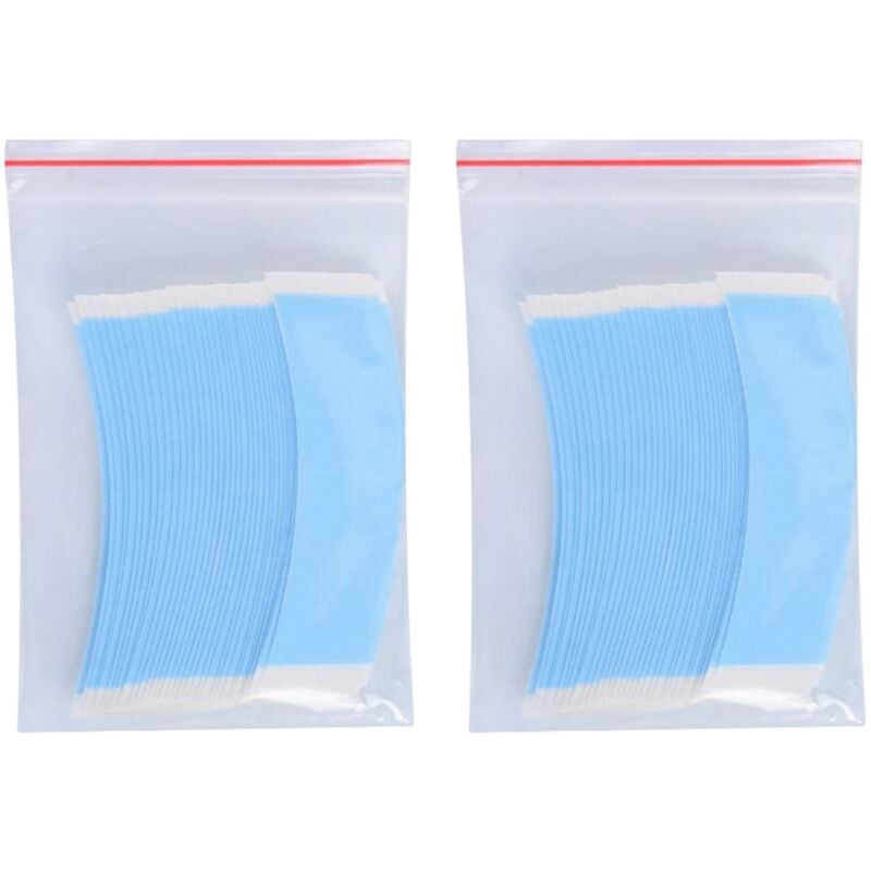 72 Teile/Los Blaues Starkes Doppel Seitiges Klebeband, VerläNgerung, PerüCken Band, Fixiertes Bogen, Klebeband für Toupet Spitzen PerüCke