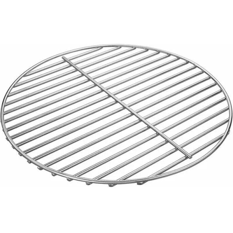 7440 34 cm Grillrost aus hell vernickeltem Stahl für Weber Charcoal Kettle 47 cm Holzkohlegrills, Weber One-Touch,