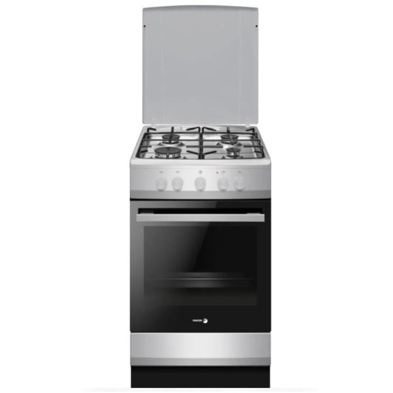 Fagor - 74l gaskocher 4 brenner grau/schwarz FACG202S