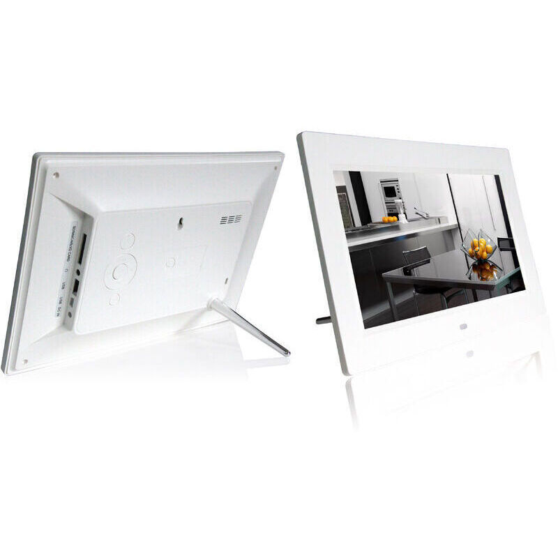 7,5-Zoll-Digitalfotorahmen, volldigitales IPS-Display, automatisches Drehdesign – Foto-/Musik-/Videoplayer/Kalender/Wecker mit SD-Kartensteckplatz,