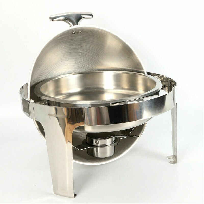 7.5L Chafing Speisenwärmer Rund Dish Warmhaltebehälter Wärmebehälter