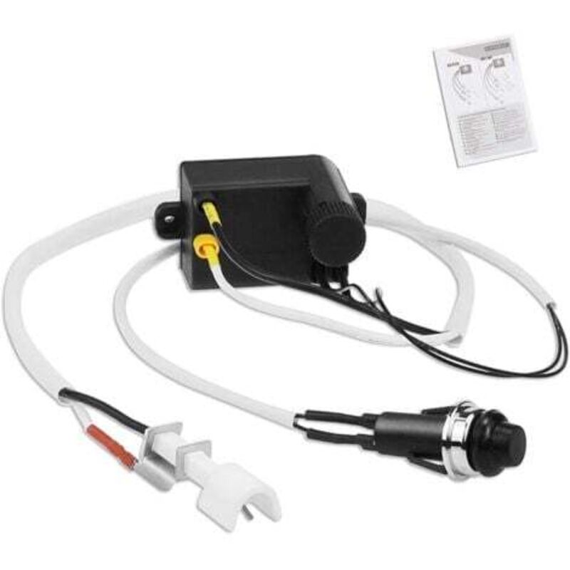 7642 Grill-Zündknopf für Weber Spirit E210 S210 S220 E310 SP310 Grill mit Frontsteuerung, Zünder kompatibel mit Weber 7642, 69850 Barbecue-Zündset