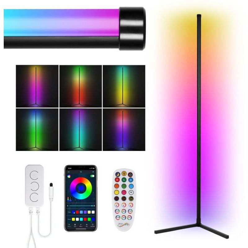 7W LED Stehleuchte Eckleuchte Ecklampe RGB Stehleuchte Farbwechsel Stehleuchte