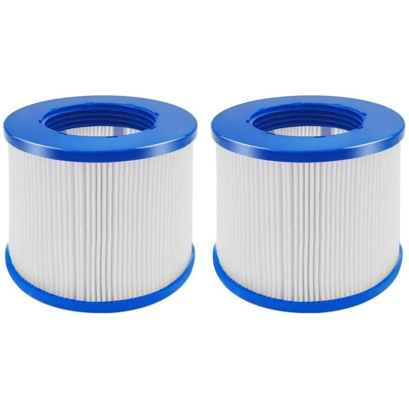 8 Stück Einschraub-Spa-Filter, Filterkartusche für Clever Spa, 75 x 100 mm Filter, Einschraubfilter für aufblasbares Spa, 60 mm Gewinde, für Cosy Spa