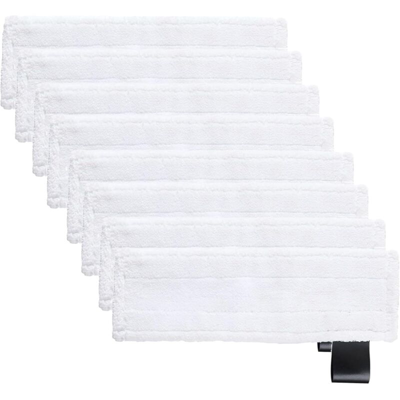 8 Stück Mikrofaser-Mopptücher für Kärcher, Ersatz-Mopptücher für Kärcher-Dampfreiniger, Mikrofaser-Mopptücher für Kärcher SC2 SC3 SC4 SC5,