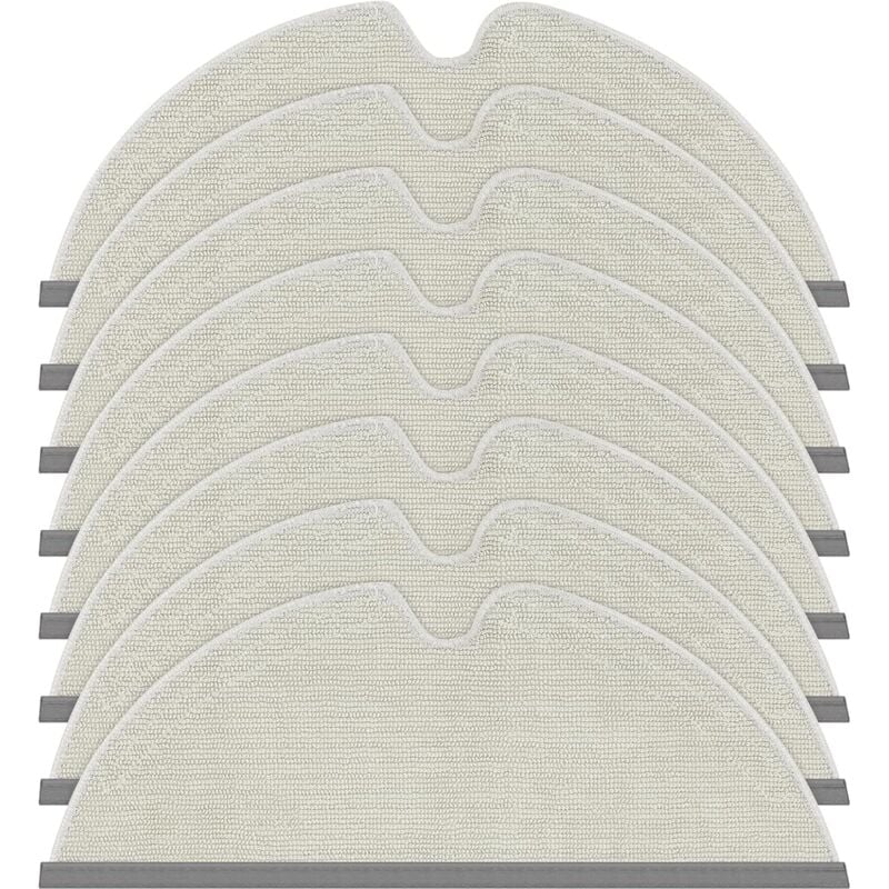 8 Stück Q7 Wischtücher -Ersatz Wischtuch für Xiaomi Roborock Q7/Q7+/Q7 max /Q7 max+ S5 S50 S51 S55 S5 max S6 S6 Max S6 maxv S6 Pure,und E-Serie