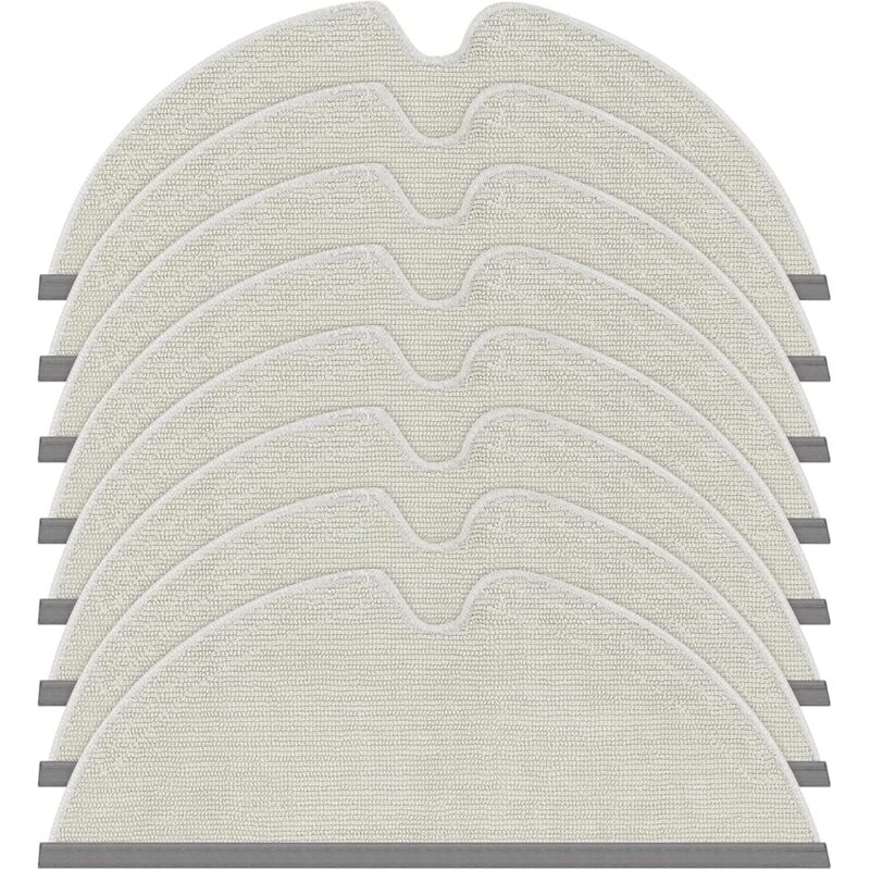 8 Stück Q7 Wischtücher -Ersatz Wischtuch für Xiaomi Roborock Q7/Q7+/Q7 MAX /Q7 MAX+ S5 S50 S51 S55 S5 MAX S6 S6 Max S6 MAXV S6 Pure,und E-Serie