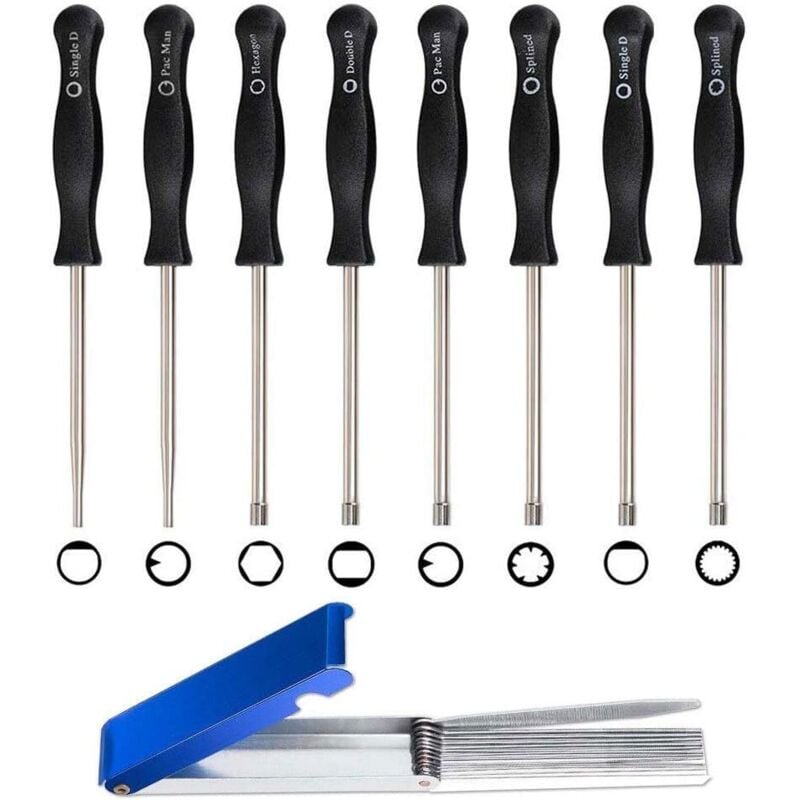 8 Stück Schraubendreher Vergaser Kettensäge Vergaser Einstellung Werkzeuge Kettensäge Vergaser Einstellung Schraubendreher mit einem Vergaser
