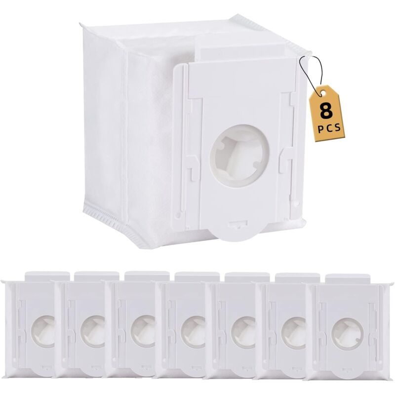 8 Stück VCA-ADB90 Staubbeutel für Samsung VCA-SAE903 / VCA-SAE904 Clean Station, Automatische Entleerung Beutel Kompatibel Mit Samsung Jet 90 75 70