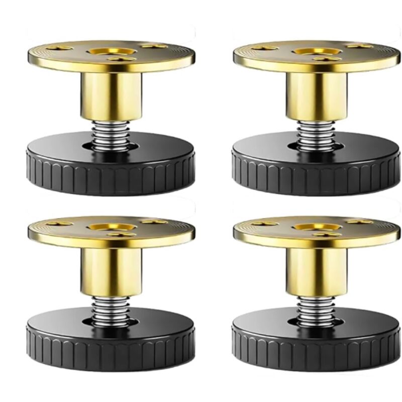 8 Stück verstellbare Möbelbeine, 33–40 mm Möbelbeine, für Schränke, Bettbeine, Tische, Sofas