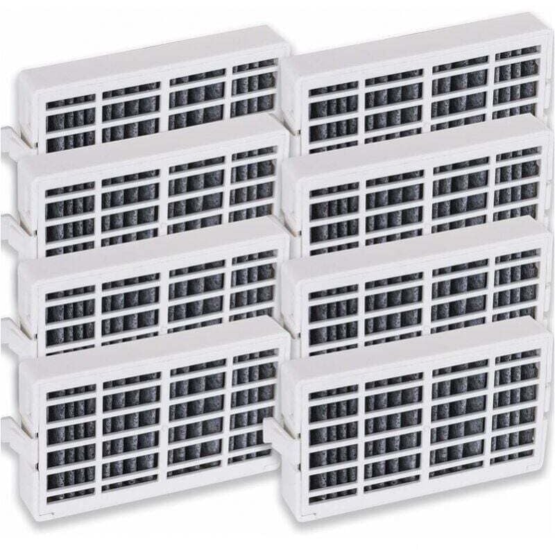 Confezione da 8 filtri deodoranti per frigorifero Whirlpool Whirlpool-W10311524 RAF1180, filtro a carbone attivo adatto a Whirlpool-W10311524 RAF1180