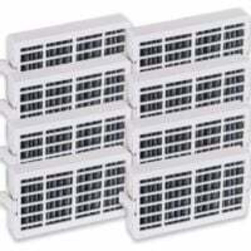 8 Stück Whirlpool Kühlschrank-Desodorierungsfilter Whirlpool-W10311524 RAF1180, Aktivkohlefilter passend für Whirlpool-W10311524 RAF1180
