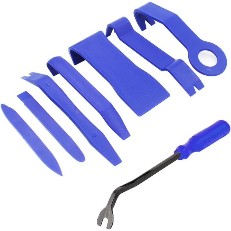 8-teiliges Multifunktions-Werkzeugset zum Entfernen und Installieren, für Autoradio, Audio, Innenverkleidung, Armaturenbrett,