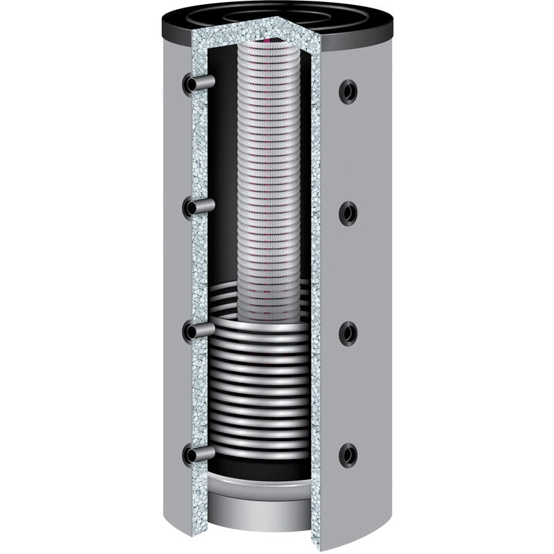 Twl-technologie Gmbh - 800 Liter twl Hygienespeicher 90° KER-800 1 Wärmetauscher 100mm Isolierung