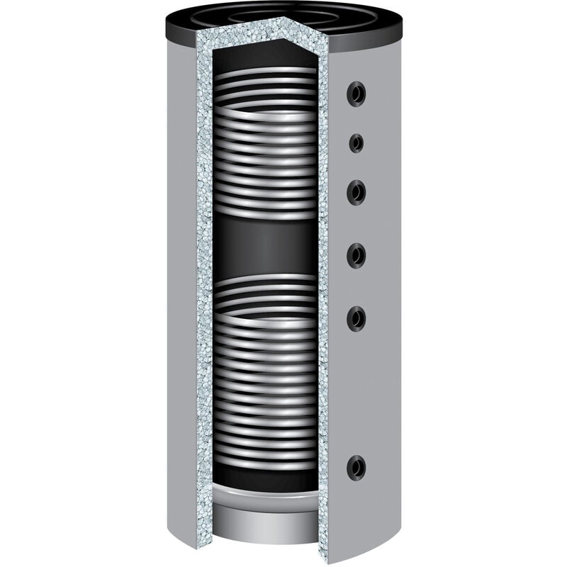 Twl-technologie Gmbh - 800 Liter twl Pufferspeicher PR2-800, 2 Wärmetauscher 120mm Isolierung