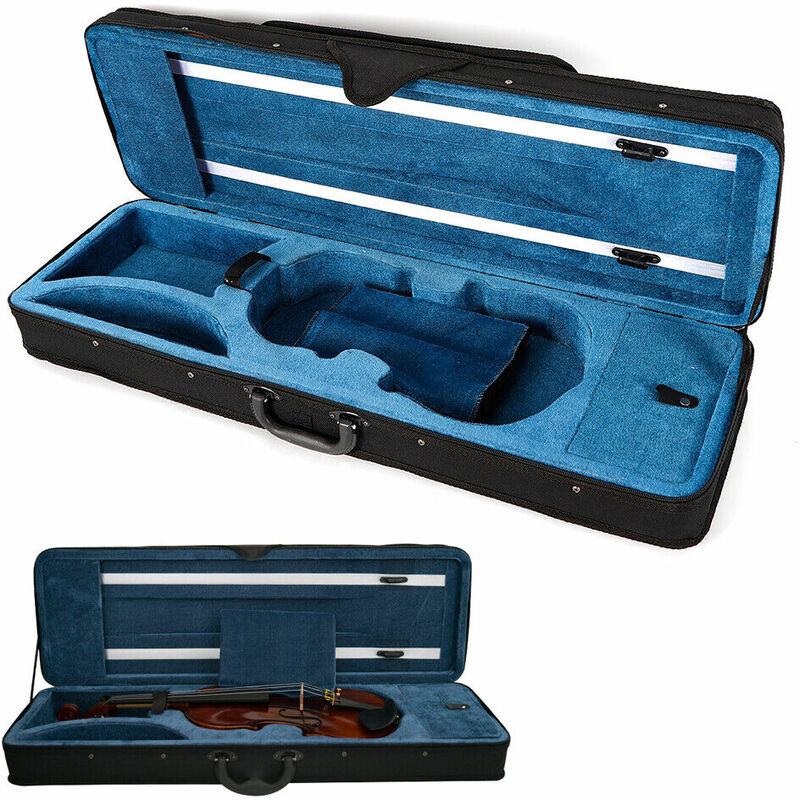 Senderpick - 80X30X15cm OblongGeigenkoffer Für Violine Große Kapazität Aufbewahrungsbox Tragbar Geigenkoffer+Gurt