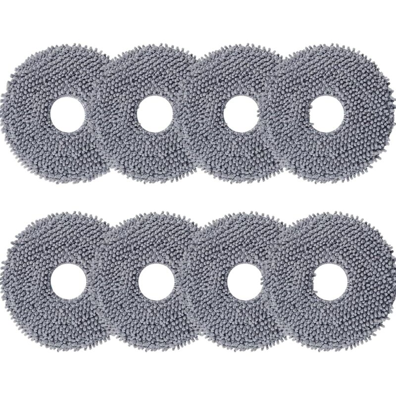 8er-Pack Ersatzreinigungstücher für Roborock Q Revo, Mikrofaser-Mopps für den Roborock Q Revo Saugroboter