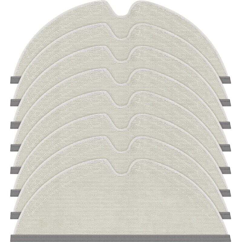 8er-Pack Ersatzreinigungstücher für Xiaomi Roborock Q7/Q7+/Q7 MAX/Q7 MAX+ S5 S50 S51 S55 S5 MAX S6 S6 Max S6 MAXV S6 Pure und E-Serie Staubsauger,