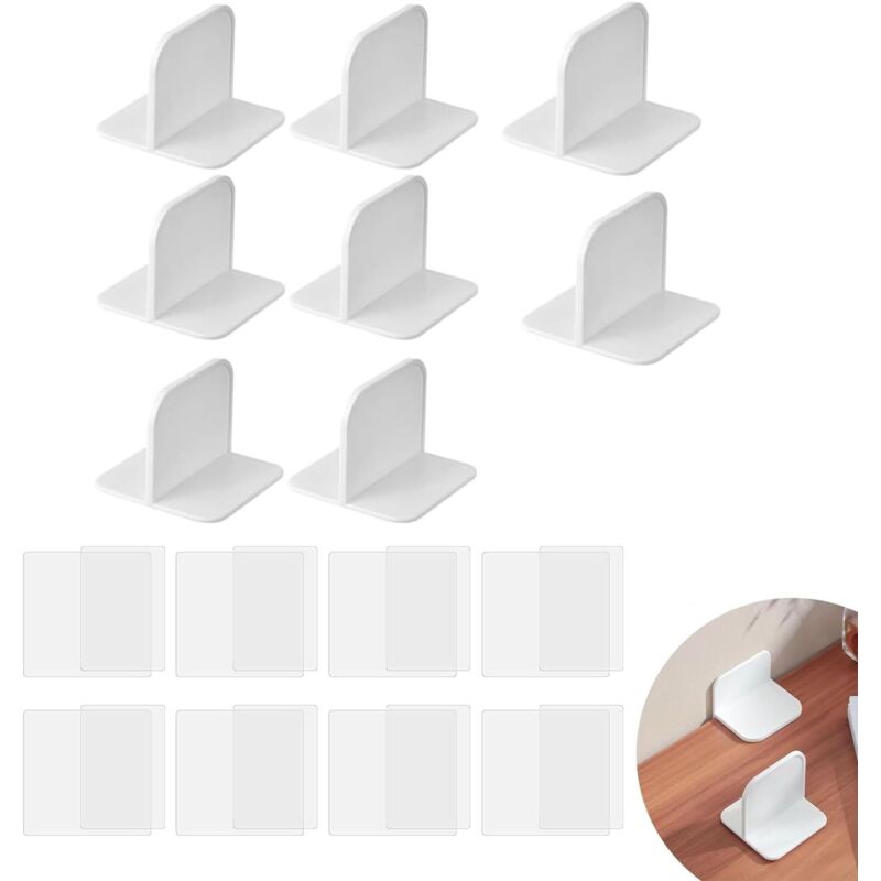 8er-Pack Kippschutzvorrichtungen für Möbel, mit starkem Klebstoff, ohne Bohren, für Tische und andere schwere Möbel, für die Sicherheit von Kindern