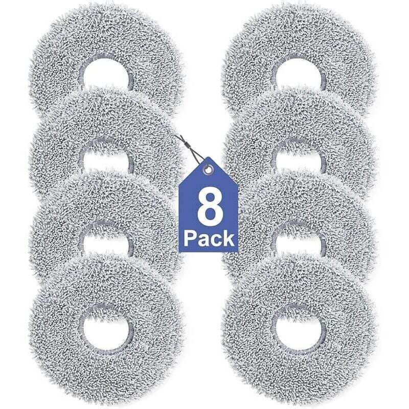 8er-Pack Reinigungstücher für Dreame L10s/L10/L20/X40/L40/X50/L50 Pro Ultra, Xiaomi X20 Pro/Max, Ecovacs Deebot T30 Pro OMNI, T30S Pro A