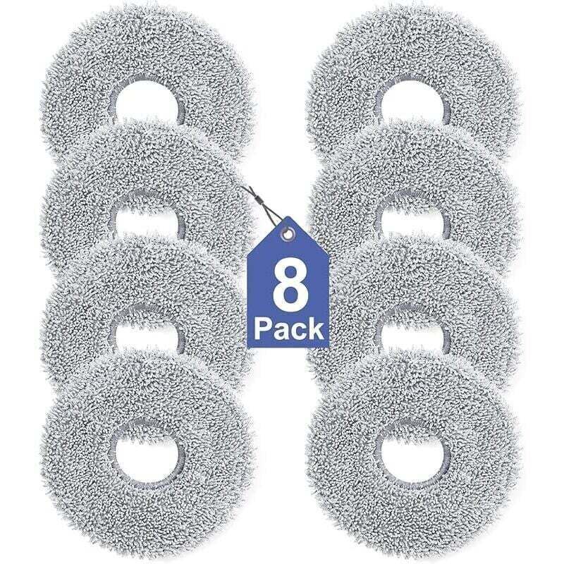 8er-Pack Reinigungstücher für Dreame L10s/L10/L20/X40/L40/X50/L50 Pro Ultra, XU, Xiaomi X20 Pro/Max, Ecovacs Deebot T30 Pro OMNI, T30S Pro A - KZQ