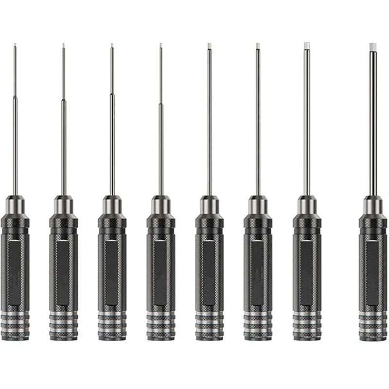 8er-Set Sechskantschraubendreher – RC-Werkzeug mit Sechskantaufnahme – Für Modellbau, Autos, Boote, Quadcopter