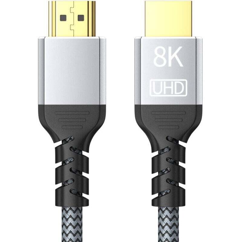 8K 60Hz 4K 120Hz High-Speed 48Gbps HDMI-Kabel mit Dolby, kompatibel mit Fire TV/Roku TV/PS5/Xbox Series X/Samsung – 1,5 m