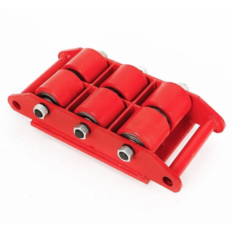 8Ton Panzerrollen Transportfahrwerk Maschinenheber 360° Drehung Schwerlastrollen