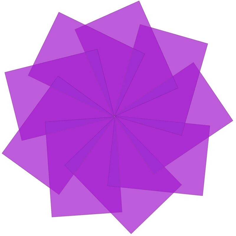 9-Teiliger Gel-Lichtfilter, Farbkorrektur, Farbige Overlays, Filmbeleuchtung, Gelfilter für Film, Video, Foto, BüHne (Lila)