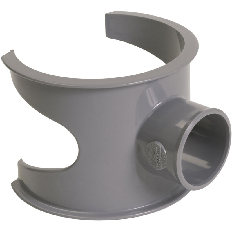 Nicoll - PVC-Sattel mit 90°-Anschluss, männlich - weiblich. 100X40