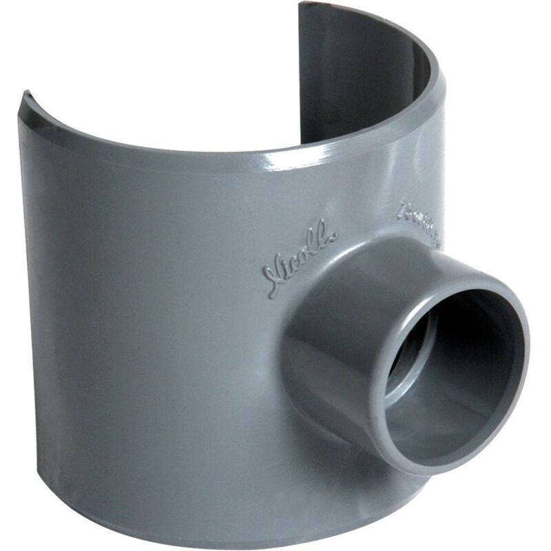 Nicoll - PVC-Sattel mit 90°-Anschluss, männlich - weiblich. 80X40