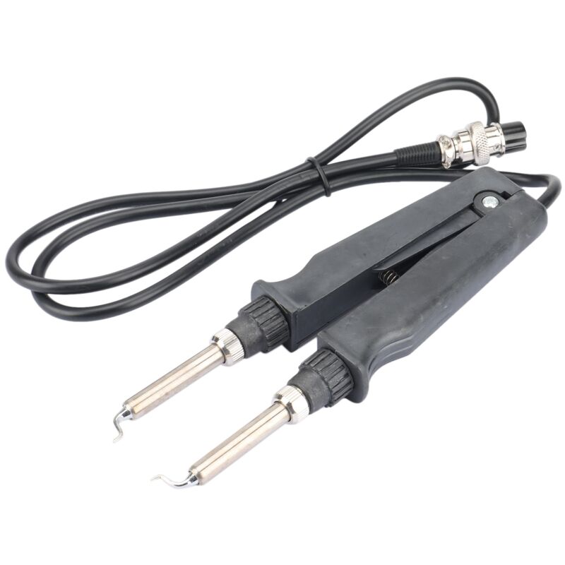 902 esd smd Doppel LöTen Kolben Pinzette Clip Heizzange Station ZubehöR Flache Spitze