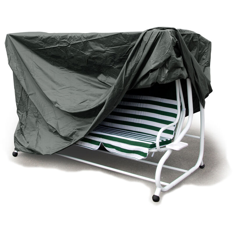 Abdeckhaube Hollywoodschaukel 4-sitzer 250cm, Polyester PE-beschichtet grau