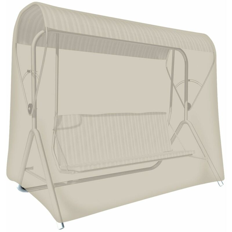 Universal Abdeckhaube Schutzhaube Wetterschutz für Gartenschaukel 3 Sitzer - Tepro